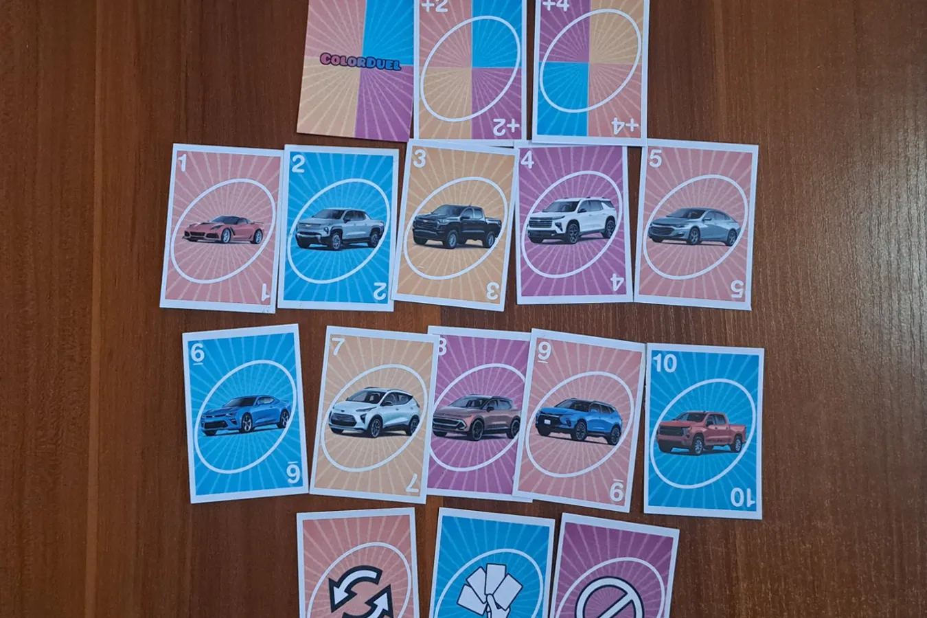 Baraja de Color Duel